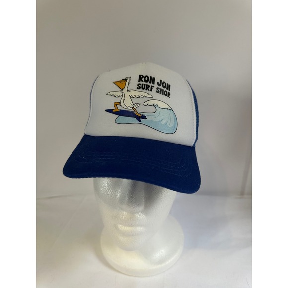 Ron Jon Surf Shop Kids Trucker Hat Snapback Cap Blue Pelican Surfing - Picture 1 of 6